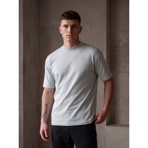 חולצת MIDDLE SIZE אפור תכלת
